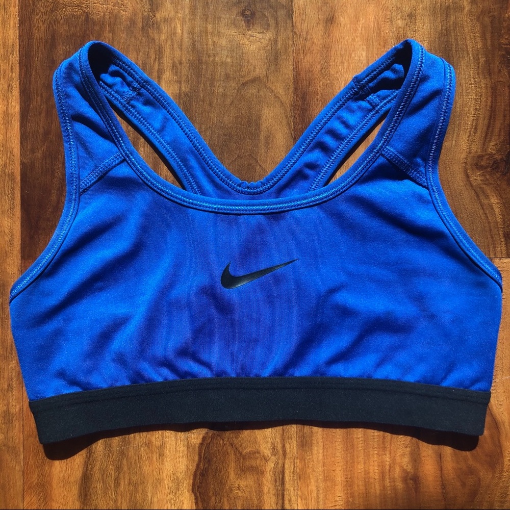 Blue Nike Sports Bra